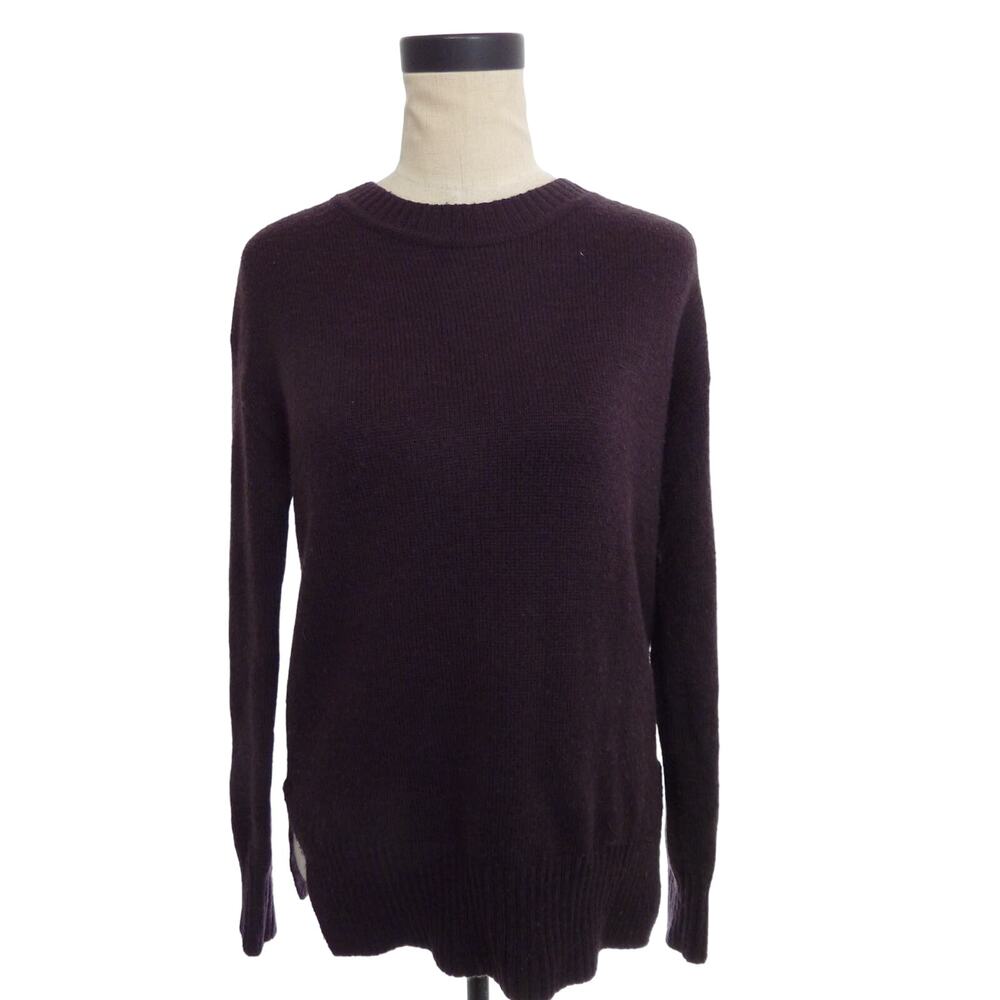 Banana Republic Purple Plum Crewneck Oversized Sweater Top XS